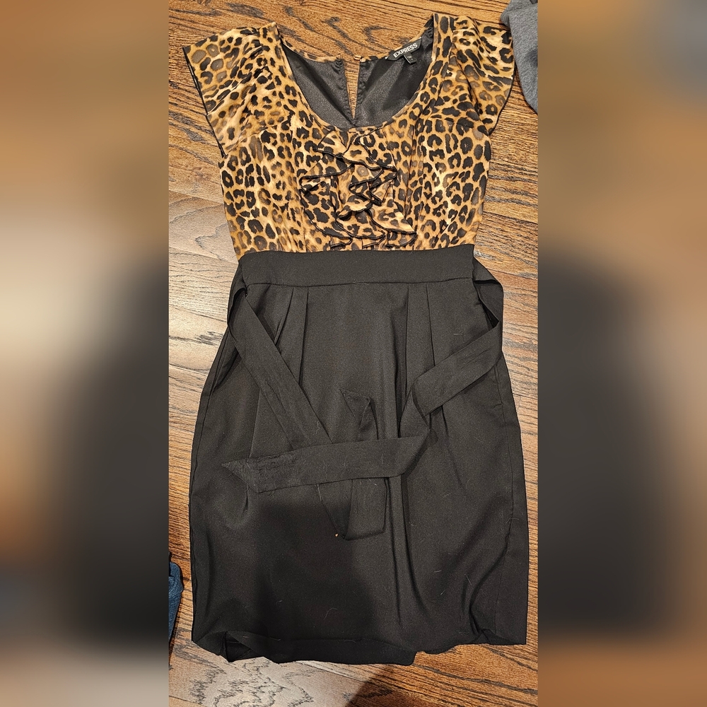 Leopard print dress